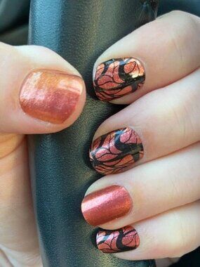 Wing it On Color Street Nail Polish Strips Retired Rust Nail Polish
